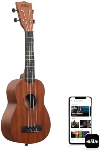 Mahogany soprano ukulele starter kit