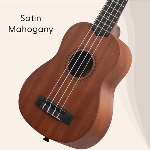 Mahogany soprano ukulele starter kit — photo 5