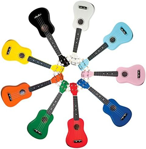 Rainbow soprano ukuleles 24 pack