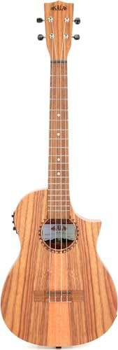 Teak tri-top baritone cutaway ukulele