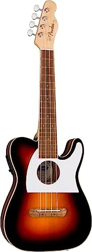 Acoustic electric ukulele in sunburst — photo 5