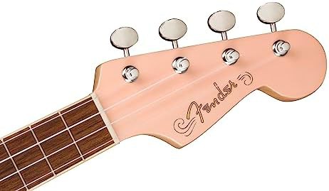Four string ukulele in shell pink — photo 4