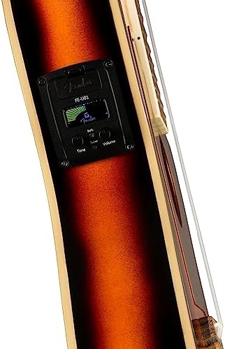 Electric four string ukulele in sunburst — photo 5