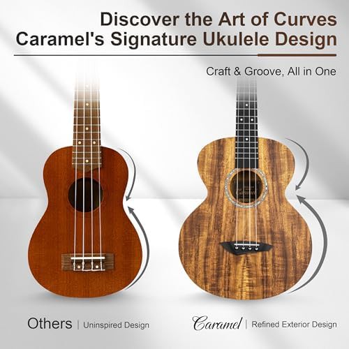 Left Handed Acacia Baritone Electric Ukulele — photo 4