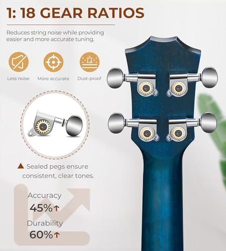 Concert mahogany adult starter bundle 23 inch — photo 3