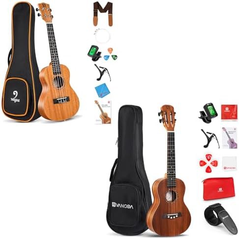 Concert mahogany carbon string ukulele kit