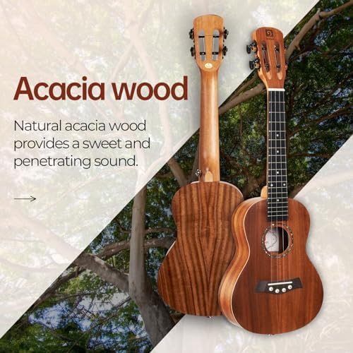 Concert mahogany carbon string ukulele kit — photo 4