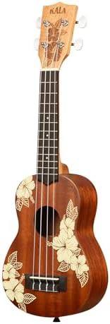 Hibiscus white soprano travel ukulele — photo 3