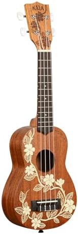 Gardenia white soprano mahogany ukulele
