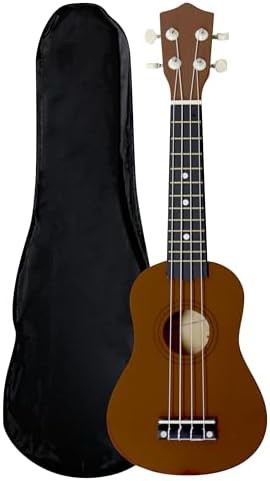 Brown Basswood Beginner Ukulele 21 in