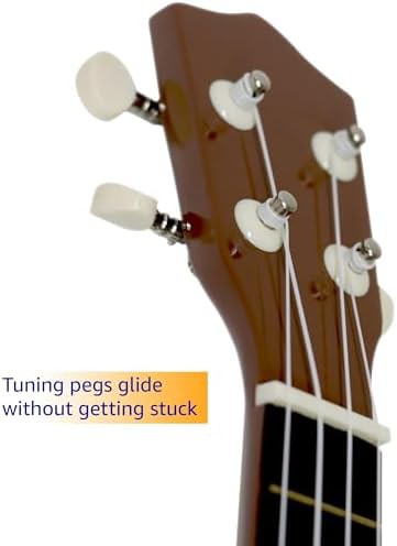 Brown Basswood Beginner Ukulele 21 in — photo 3
