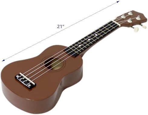 Brown Basswood Beginner Ukulele 21 in — photo 5
