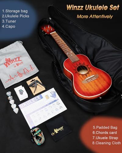 Mahogany Concert Ukulele for Students — photo 5