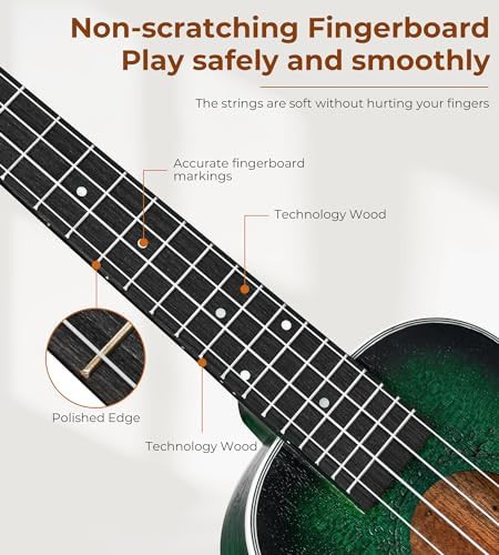 Green tenor mahogany beginner bundle 26 — photo 4