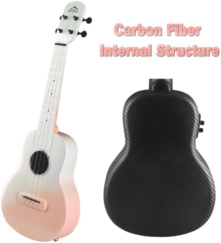 Carbon fiber electric concert ukulele kit — photo 4