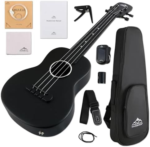 Carbon fiber electric concert ukulele kit carbon-fiber-electric-concert-ukulele-carbon