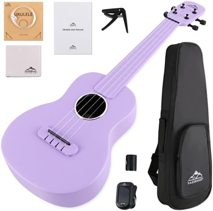 Carbon fiber starter concert ukulele kit