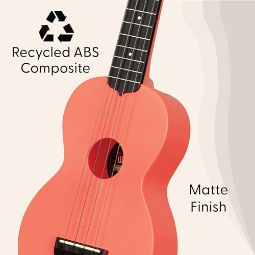 Pink dust recycled waterman soprano ukulele — photo 3