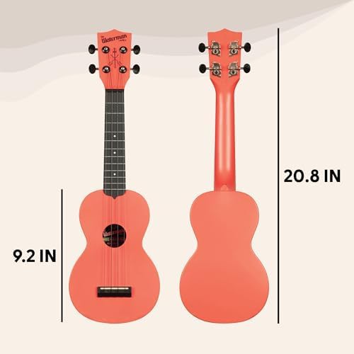 Pink dust recycled waterman soprano ukulele — photo 4