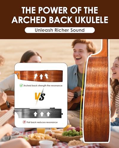 Mahogany Concert Ukulele All-in-One Set — photo 5
