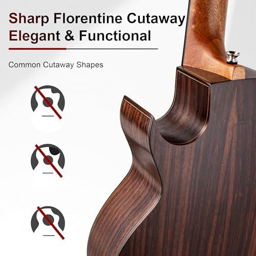 Solid Spruce and Rosewood Electric Tenor Ukulele — photo 5