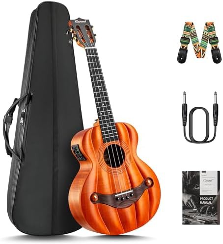 Solid Okoume Top Tenor Acoustic Electric Ukulele