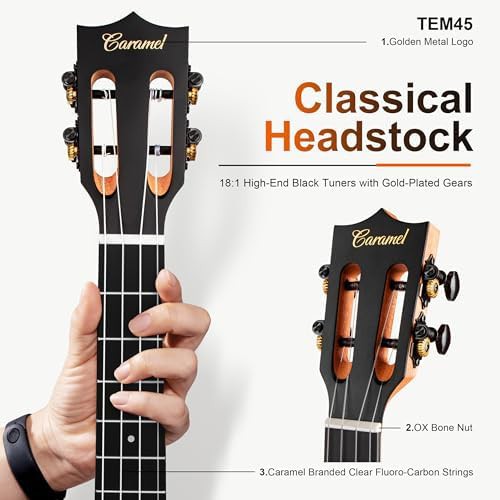 Solid Okoume Top Tenor Acoustic Electric Ukulele — photo 3