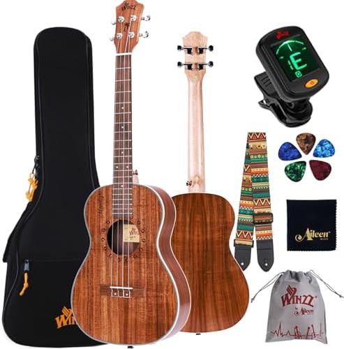Baritone Koa Wood Acoustic Ukulele