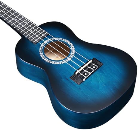 Vintage Blue Concert Ukulele Kit — photo 5
