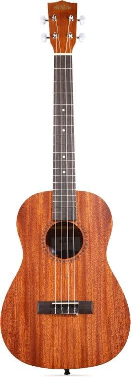 Mahogany baritone ukulele in natural satin