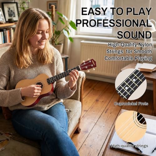 Professional Soprano Basswood Beginner Ukulele — photo 5