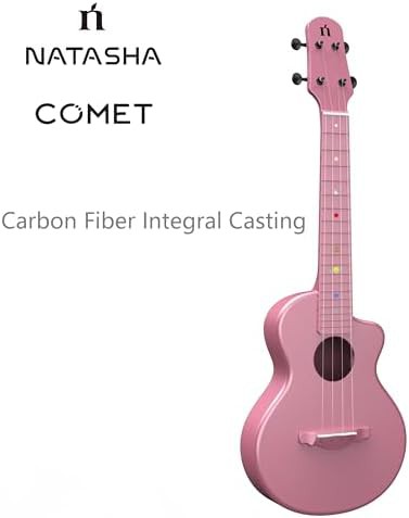 Sakura pink matte carbon fiber travel ukulele — photo 5