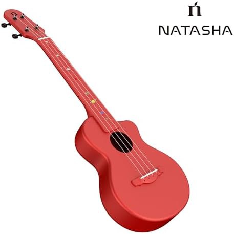 Red matte carbon fiber travel ukulele — photo 3