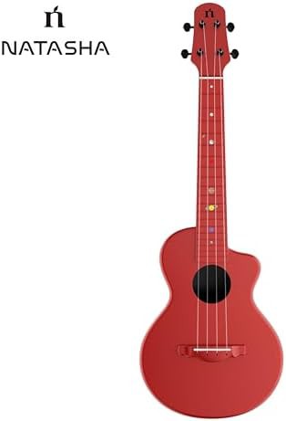 Red matte carbon fiber travel ukulele — photo 4