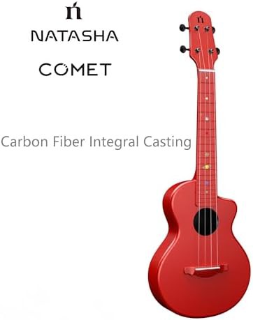 Red matte carbon fiber travel ukulele — photo 5