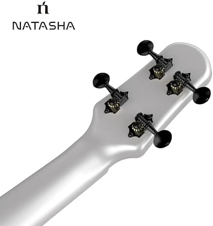 Pearl white matte carbon fiber travel ukulele — photo 3