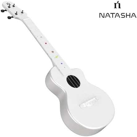 Pearl white matte carbon fiber travel ukulele — photo 5