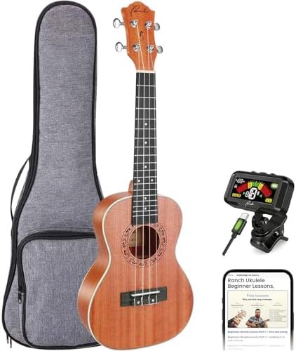 Ranch 26 inch natural sapele tenor ukulele
