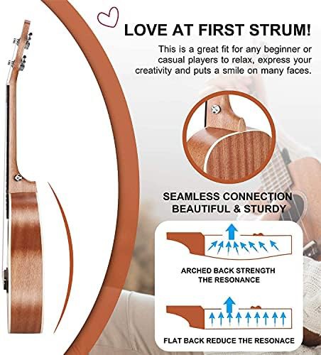 Ranch 26 inch natural sapele tenor ukulele — photo 3