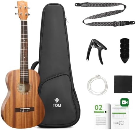 Solid mahogany 30 inch baritone ukulele