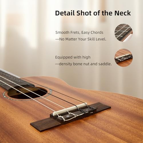 Solid mahogany 30 inch baritone ukulele — photo 3