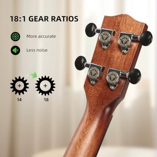 Solid mahogany concert ukulele beginner bundle — photo 4